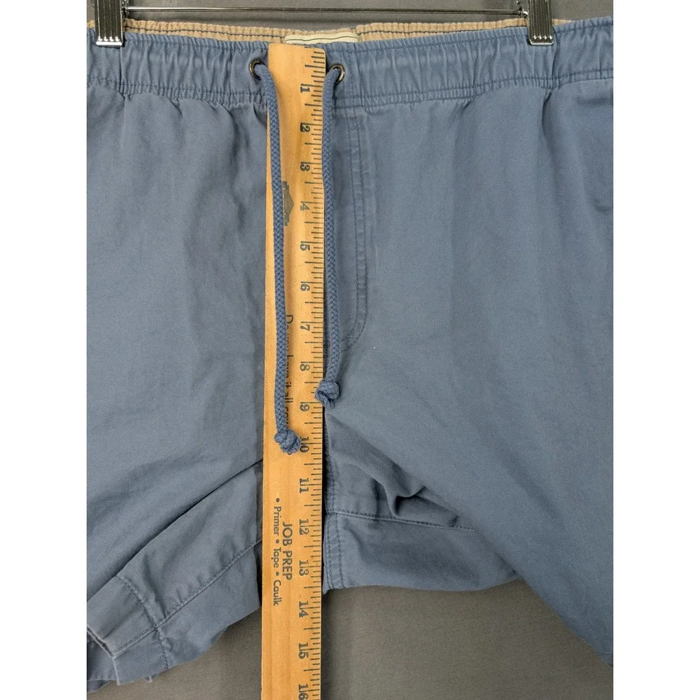 LL Bean Mens‎ Classic Fit Elastic Waist Pull On Shorts Blue XXL